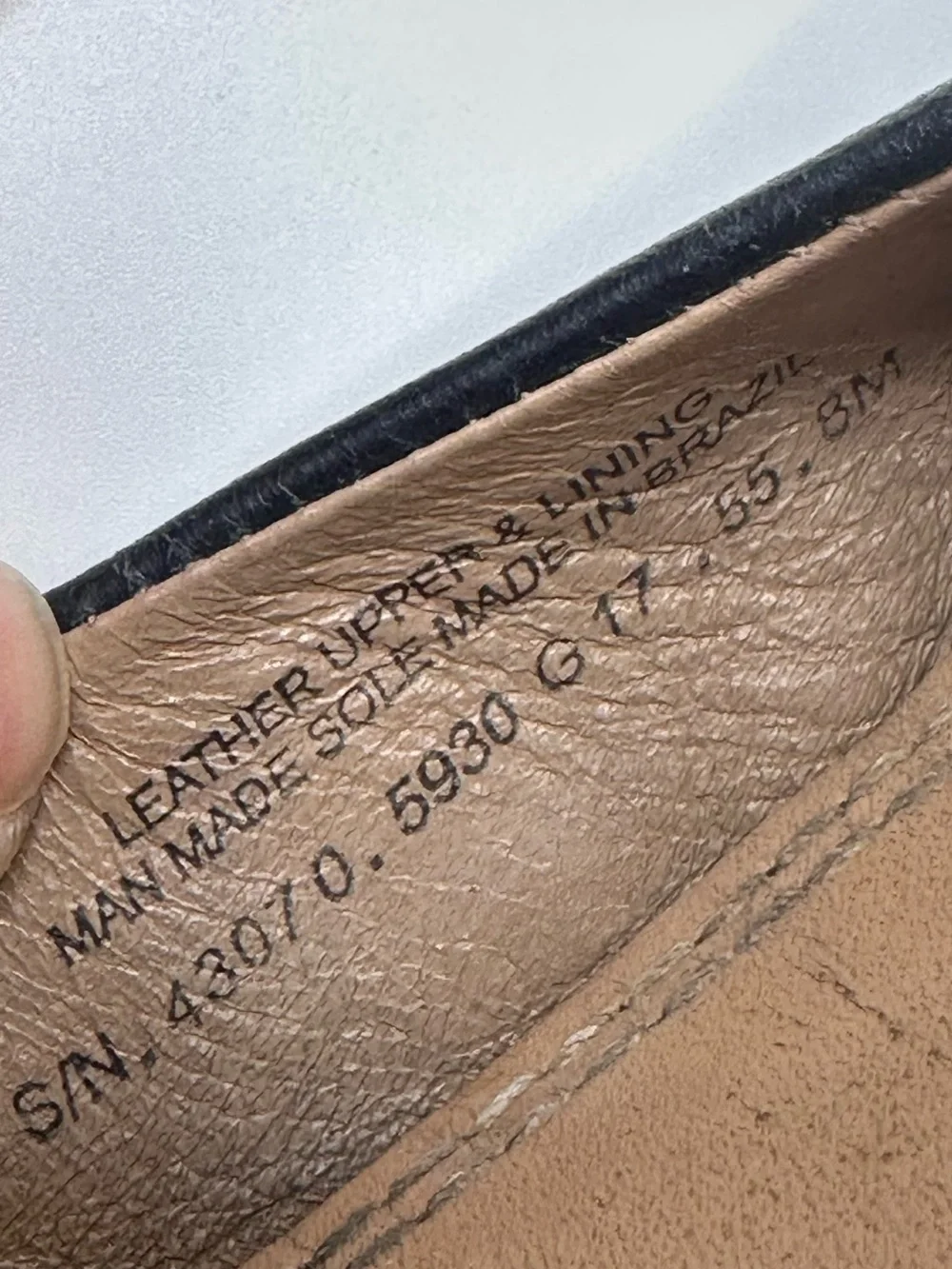 Tory Burch Navy Leather Logo Ballet Flats